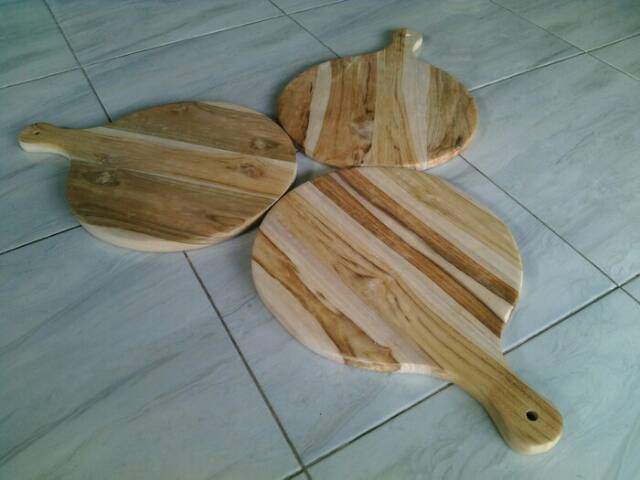 Talenan Kayu Jati 41,5 x 30cm / Wooden Cutting Board / Talenan Jati