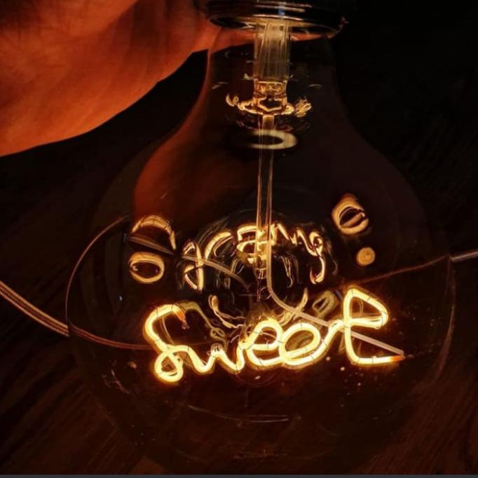 Sale Lampu Filament 4Watt Led /Filament Bulb 4 Watt 4W Love,Sweet,Tea,Hope - Tea Hot Sale