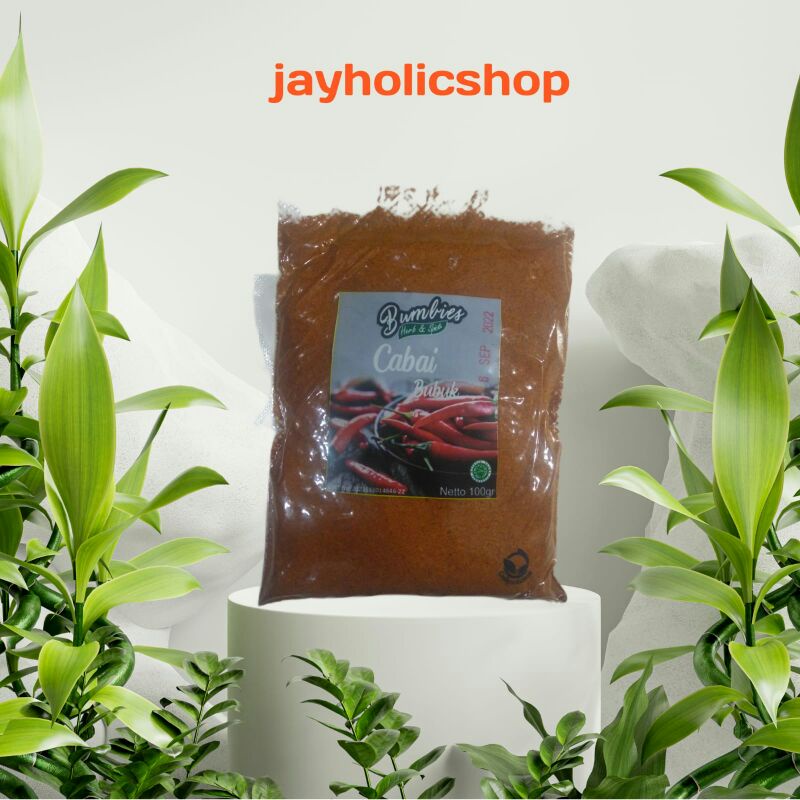 

Cabe Bubuk 100gram produk Bumbies | Ground Chilli | Cabe Bubuk Super |Cabe Extra Pedas |Cabe Instan