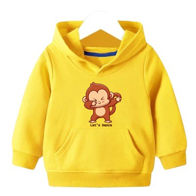 Hoodie Anak Ape Dancing Anak Fleece