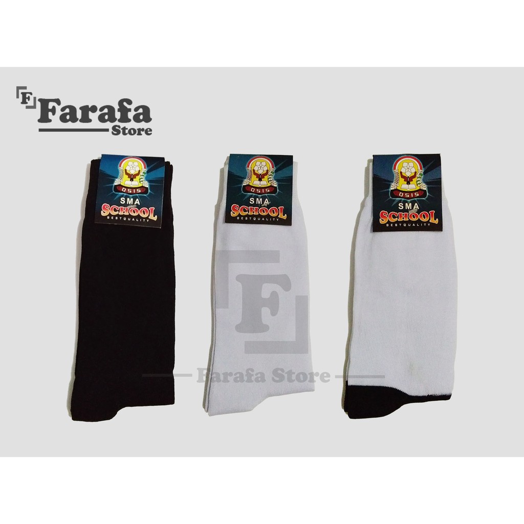 Kaos Kaki Sekolah SMA Bahan Premium