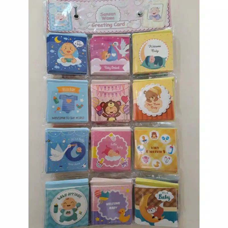 

(Packing Tambahan) Kertas Kado Sansan Wawa dan Kartu Ucapan Sansan Wawa