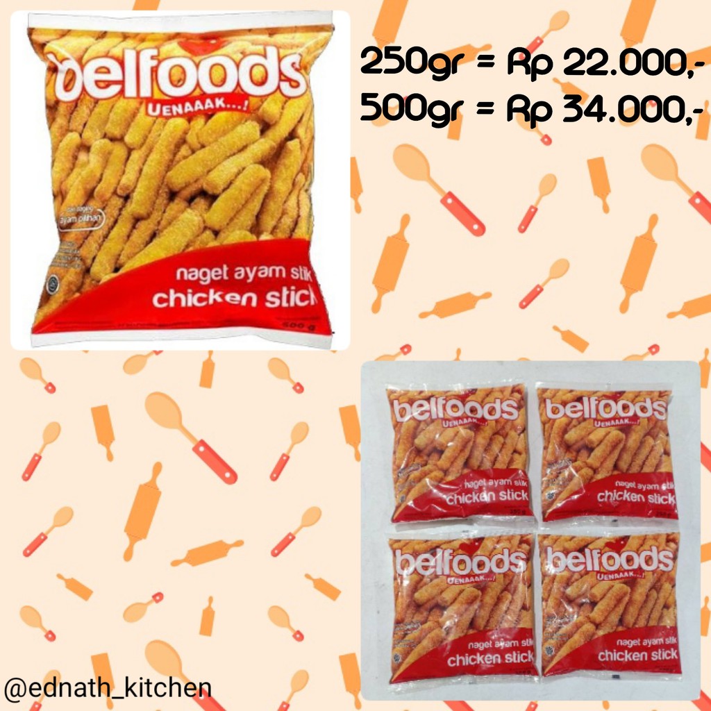 Jual BELFOODS UENAAK Chicken Nugget Stick | Shopee Indonesia