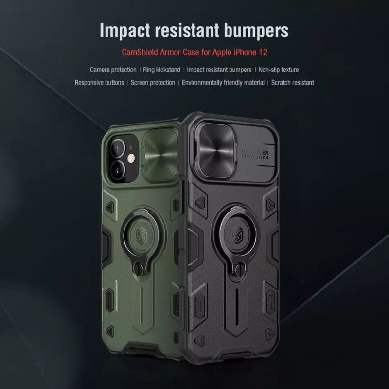 Original Armor Case iPhone 12 Pro Max - Casing iPhone 12 Pro Max Case Protect Camera