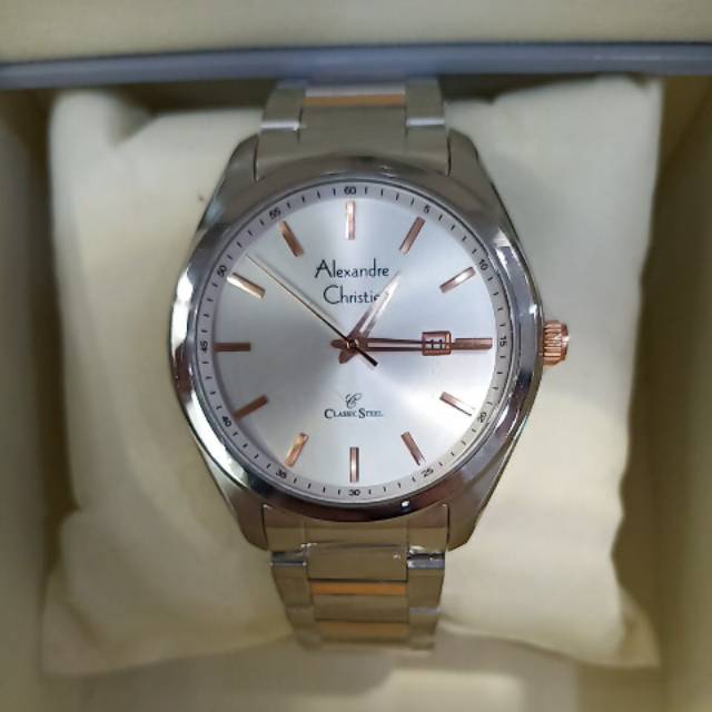 Best seller jam tangan pria original alexandre christie 8591md