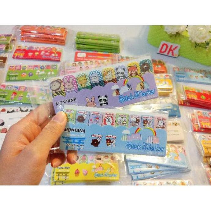 

BEST SELLER Stick Marker Post it Pembatas buku Kertas Memo Sticky notes TERJAMIN