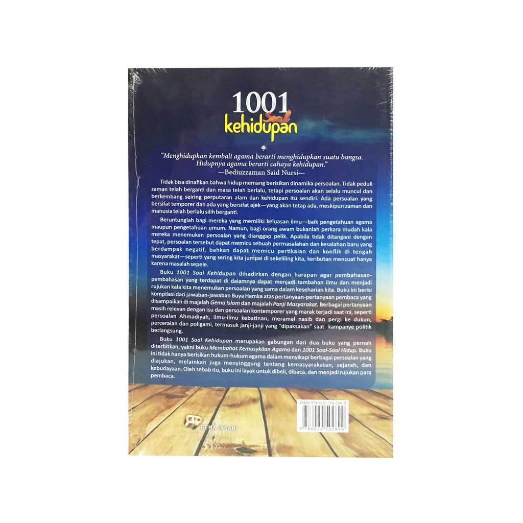 Buku 1001 Soal Kehidupan - Buya Hamka - Gema Insani 100% Original