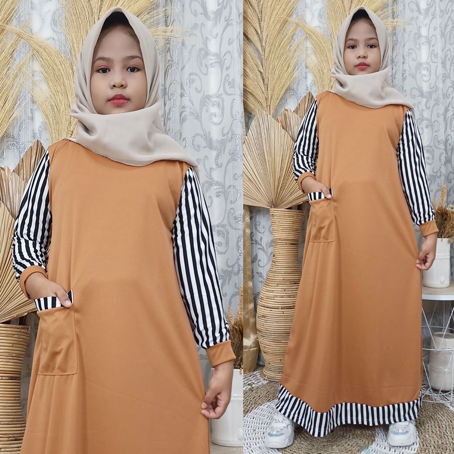 CASSIE DRESS ANAK 4-12tahun GL FASHION