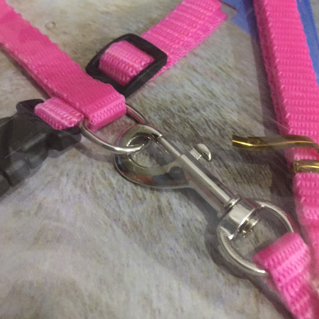 Tali tuntun Harness H polos kucing anjing