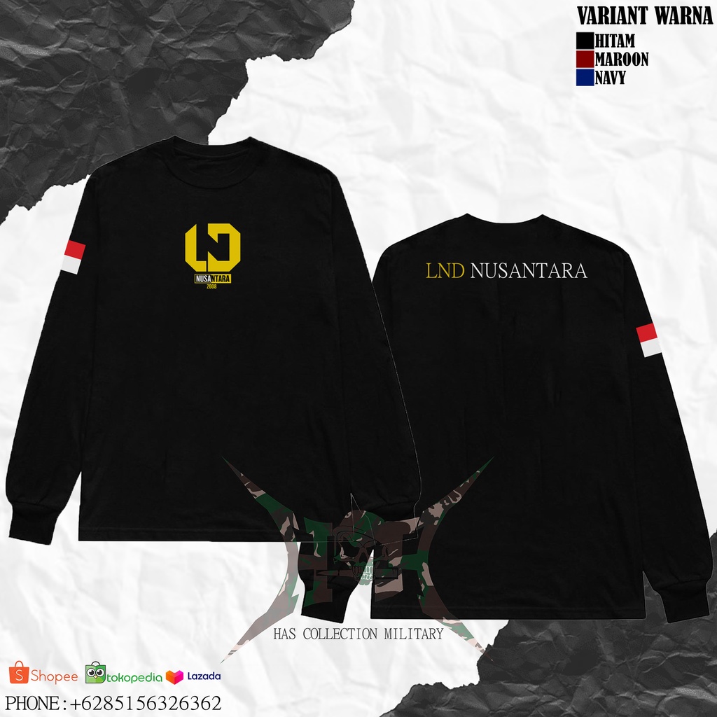kaos lnd nusantara long sleeve