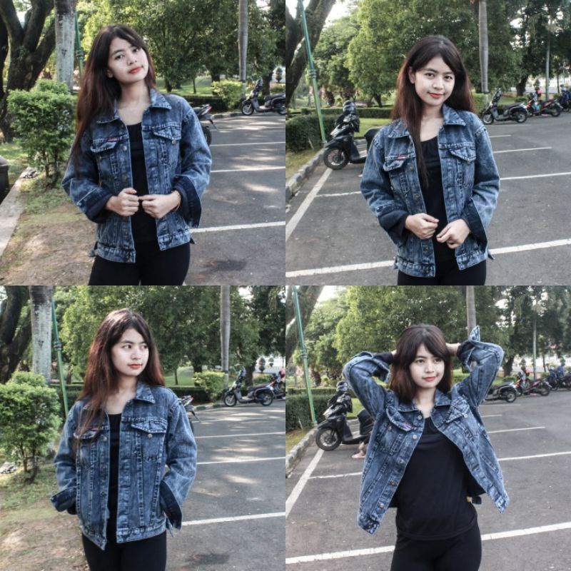 Jaket Jeans Biowash Acid Muda Pablo Jacket