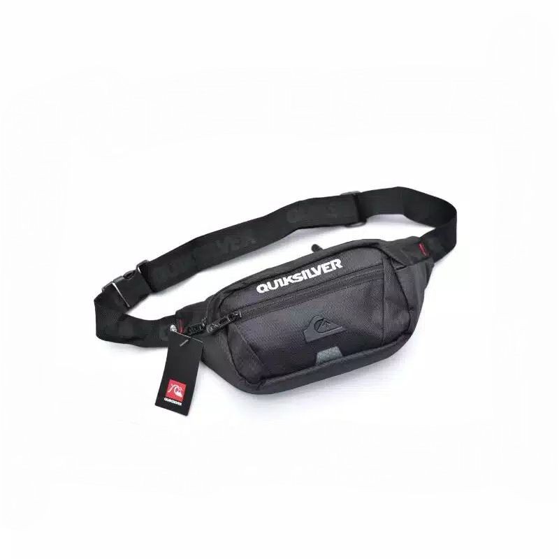 TAS QUICKSILVER WAISTBAG QUICKSILVER TAS SELEMPANG QUICKSILVER PREMIUM LOGO BESI