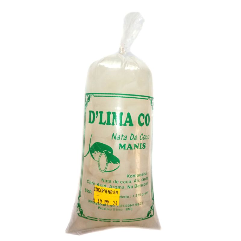 

Nata de coco manis (siap santap)