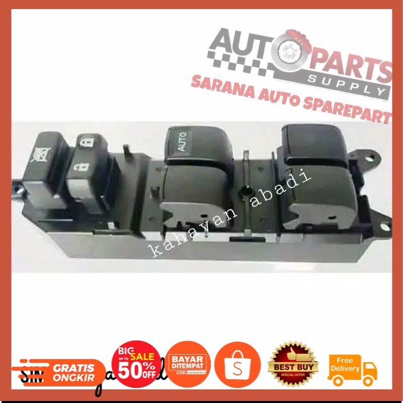 saklar switch power window pusat vios gen2 yaris camry