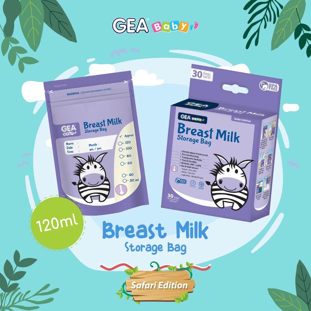 GEA BABY kantong asi /Kantong Asi 120ml / Breast Milk Bag isi 30 / breastmilk