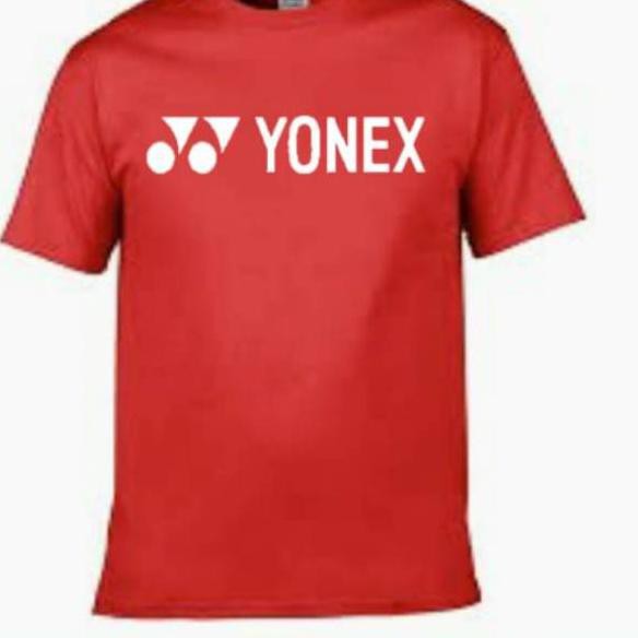 Produk Terlariizz. Kaos Badminton Yonex Merah だ