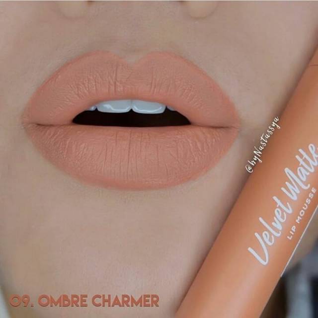Wardah Velvet Matte Lip Mousse 09.Ombre Charmer