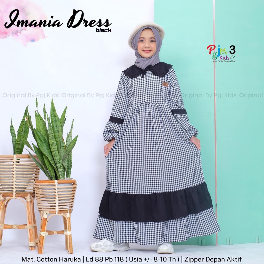 GAMIS ANAK REMAJA TANGGUNG HIJABER CANTIK KEKINIAN TERBARU / GAMIS BUNGA