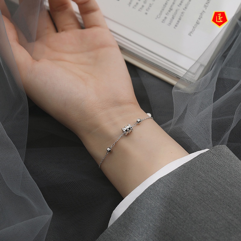 [Ready Stock]S925 Silver Bracelet Fashion Personality Design