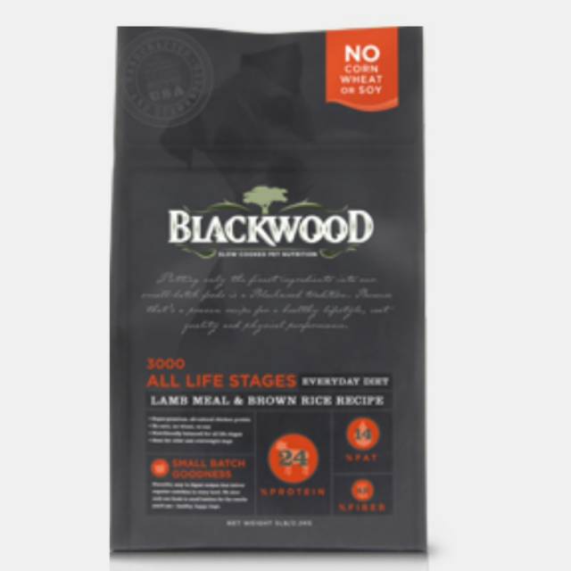 Dog Food Blackwood All Life Stages Lamb 3000 6.8kg