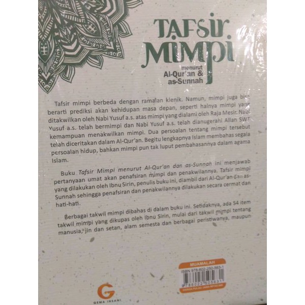 Promo terbaru unik Tafsir Mimpi Ibnu Sirin Murah meriah
