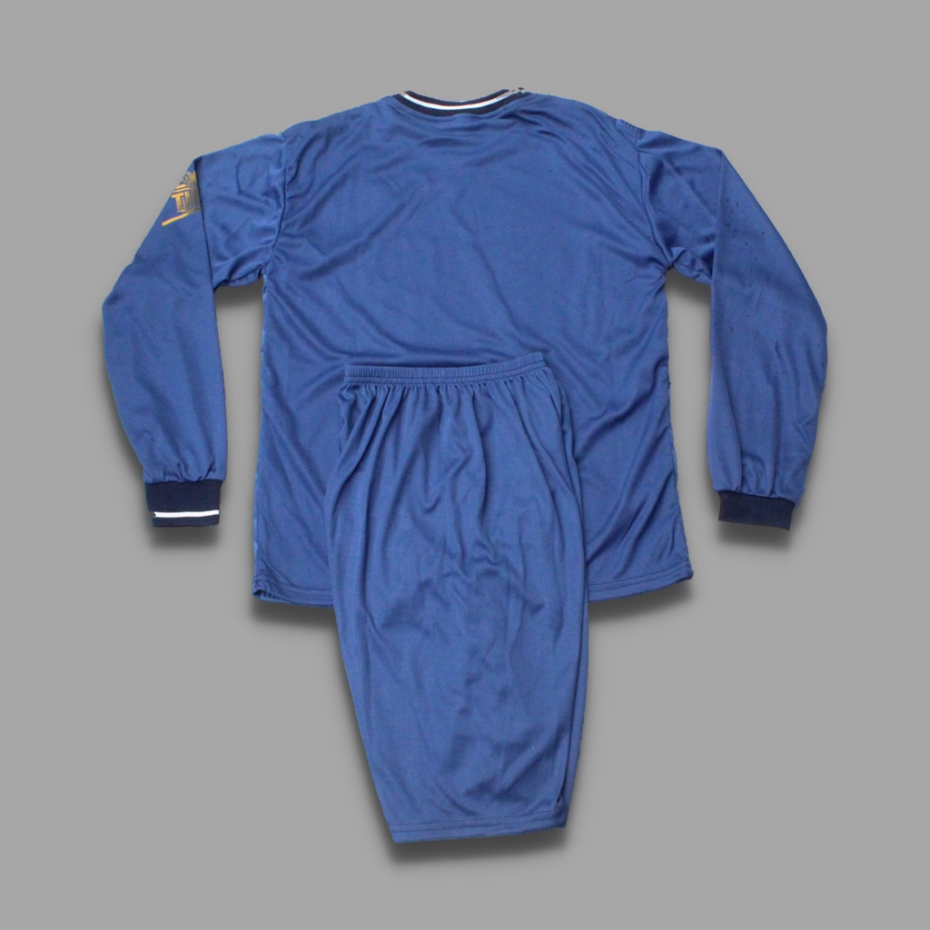 setelan baju bola anak laki laki lengan panjang/setelan baju kiper manc city/baju bola kiper anak