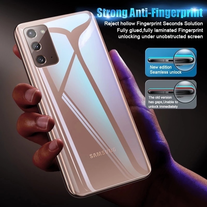 Film Hydrogel Pelindung Belakang Handphone Anti Sidik Jari / Jatuh / Gores Untuk Samsung S22