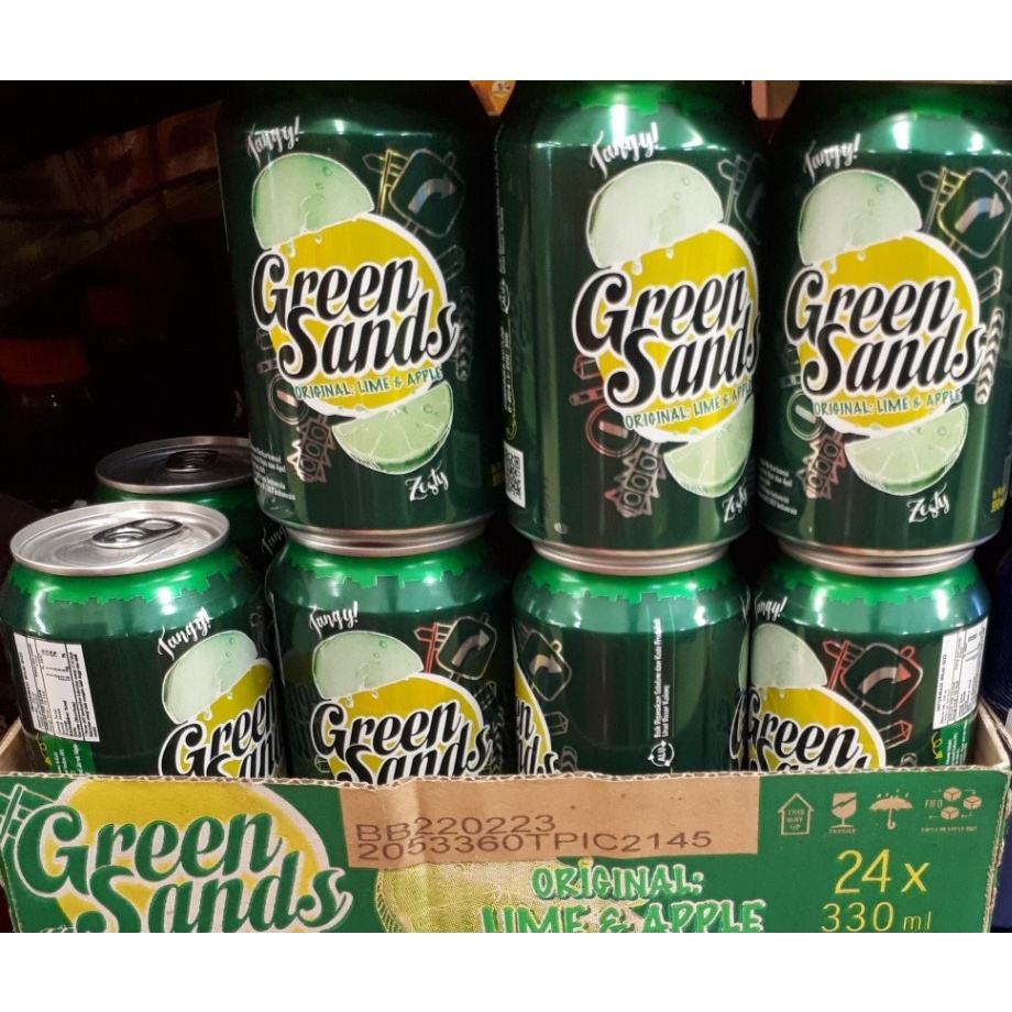 

Green Sands Rasa Jeruk Nipis & Apel 330 ml