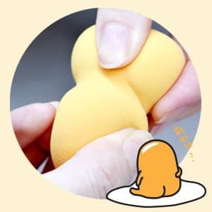 Holika Holika Lazy and &amp; Joy Egg Bun Puff Makeup Make Up Sponge Original