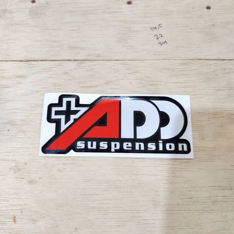 stiker cuting ADD suspension