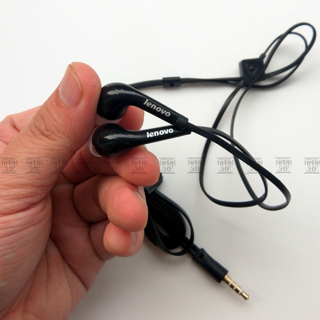 Headset Earphone Handsfree Lenovo Hitam Original China S560 P70 A319 A369 A369i A7000 A1000 A6000