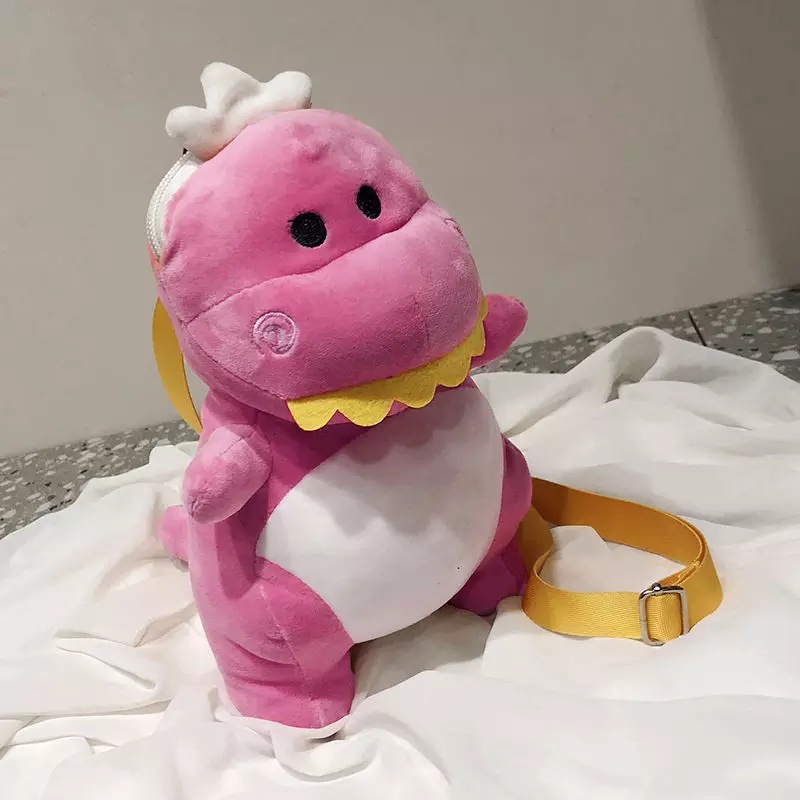 HANABI- tas boneka / tas selempang BONEKA DINO tas lucu tas bahan halus