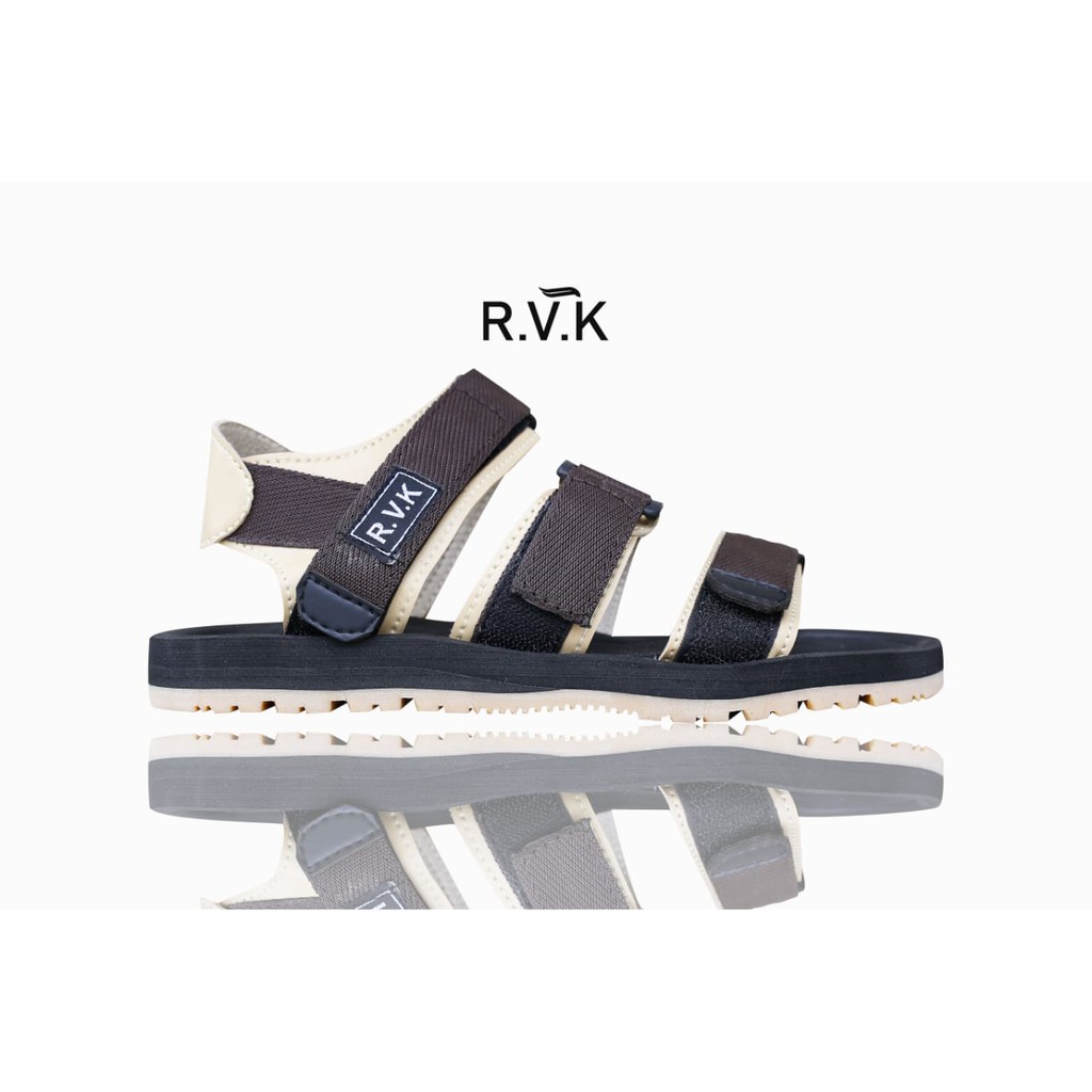 Sendal gunung RVK SHOES model terbaru Elgan sandal gunung Pria/Wanita-ST-Fhasion