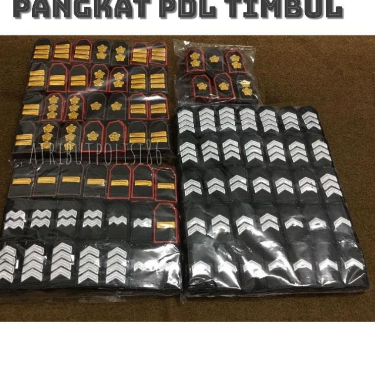 [EU1297] Pangkat PDL Bordir - Pangkat PDL Polri - Pangkat Pdl Timbul - Bordir Polri - Pdl Polri Prod