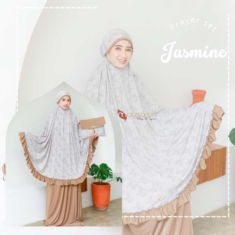 MUKENA JERSEY PREMIUM | MUKENA JASMINE BY MAYSARON