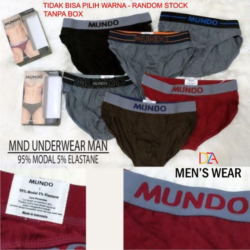 Celana Dalam Pria Mundo 1pcs