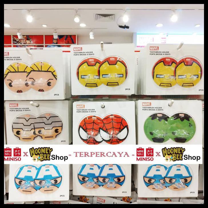JUAL Miniso - Toothbrush Holder MARVEL X MINISO Tempat sikat gigi Sticker