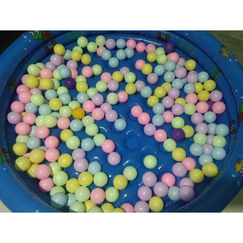 Bola Mandi Bola / Bola kecil / bola berenang mandi bola / bola pastel / bola warna warni / mandi bola / bola isi 100pcs