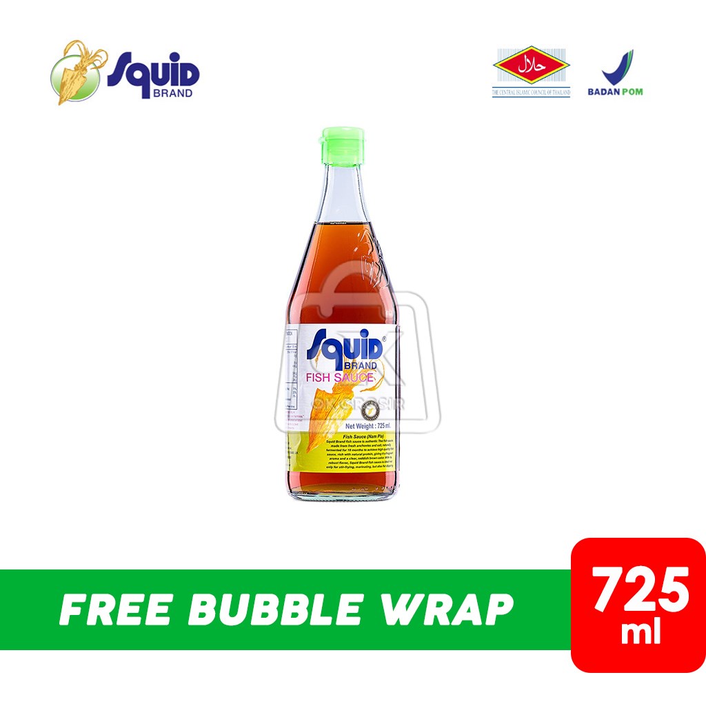 

Kecap Ikan Squid Brand Fish Sauce Thailand (Botol Kaca 725ml)