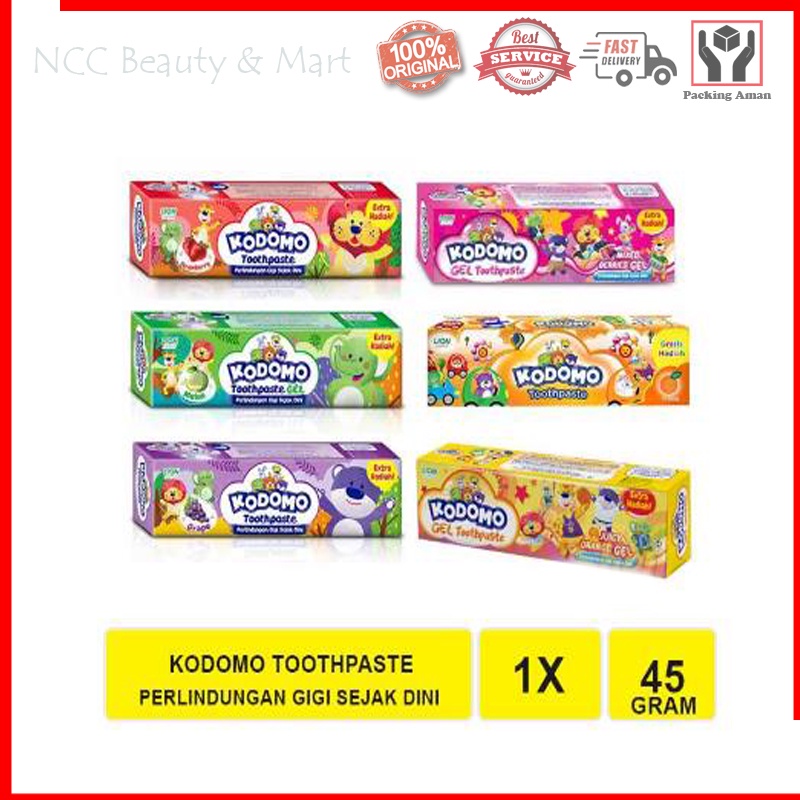 * NCC * Kodomo Pasta Gigi Anak Perlindingan Sejak Dini From Lion Japan - Ada Extra Hadiah anak
