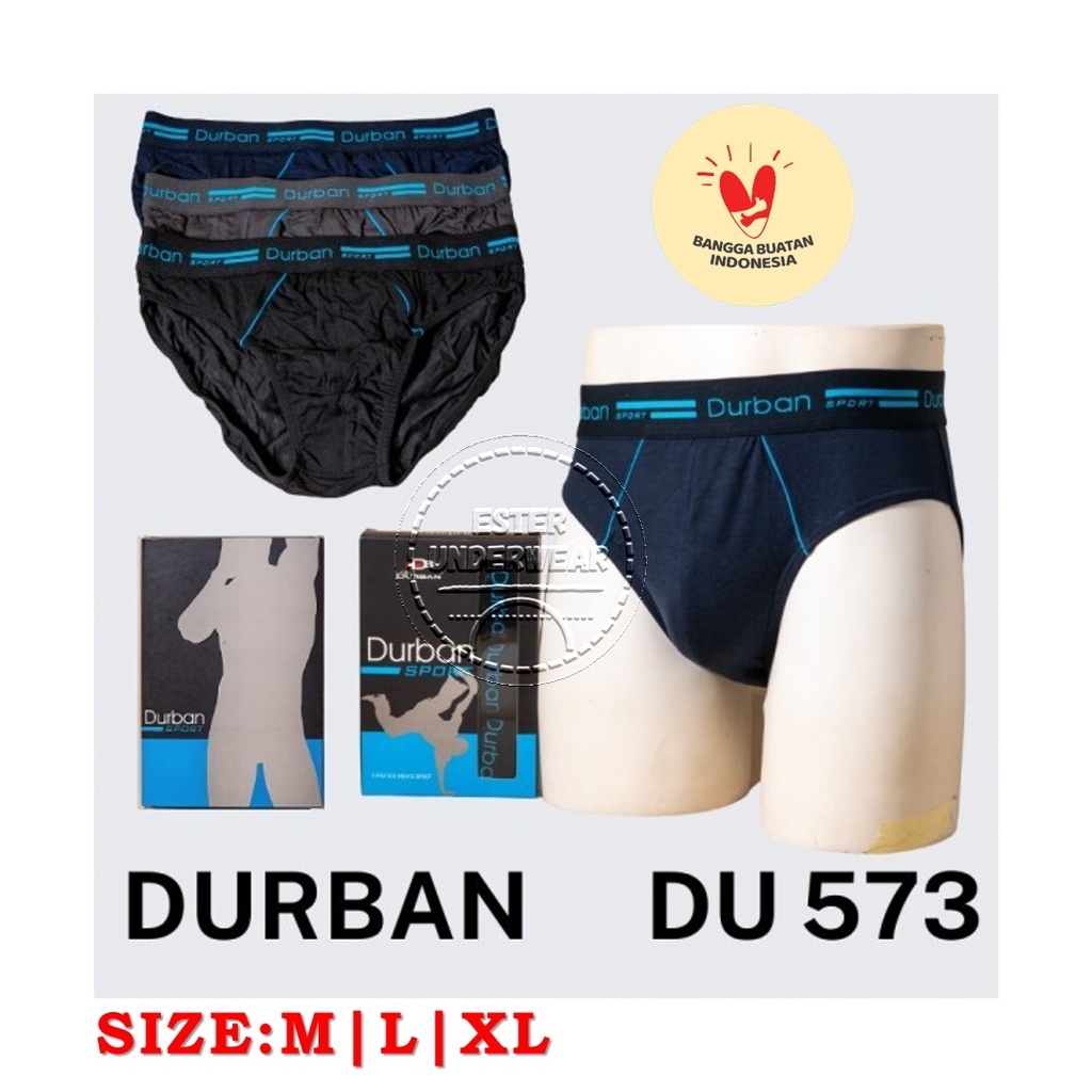 Celana Dalam Pria Durban Sport DU 573 Isi 3Pcs/Pack