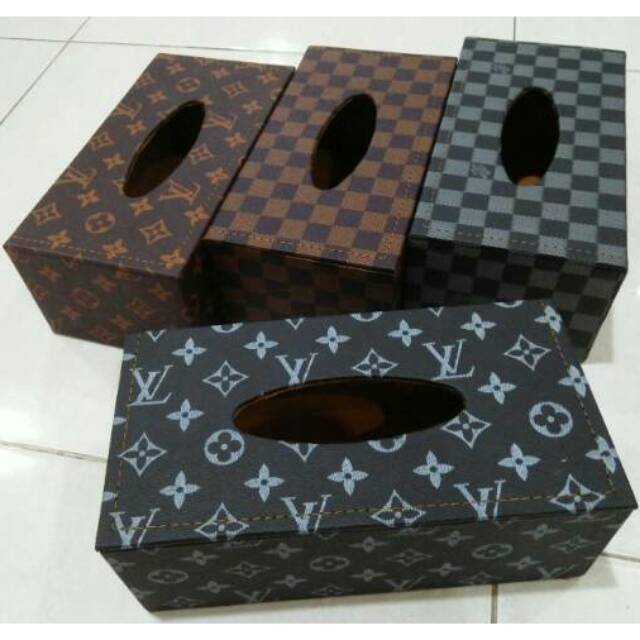 Box tisue motif tempat tisue bunga kotak