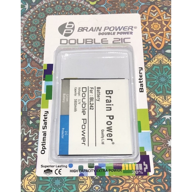 Battery batre Lenovo BL242 - A6000 Brain power