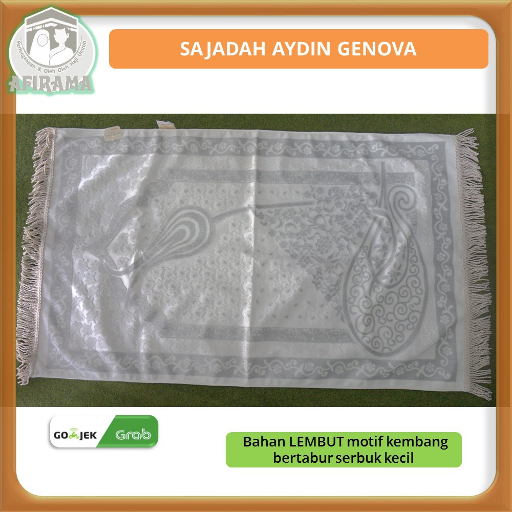 SAJADAH IMAMAN TURKI AYDIN GENOVA PUTIH