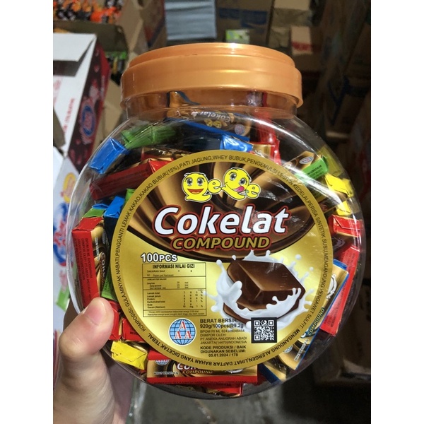 

COKELAT COMPOUND ISI 100 PCS//COKELAT// COMPOUND