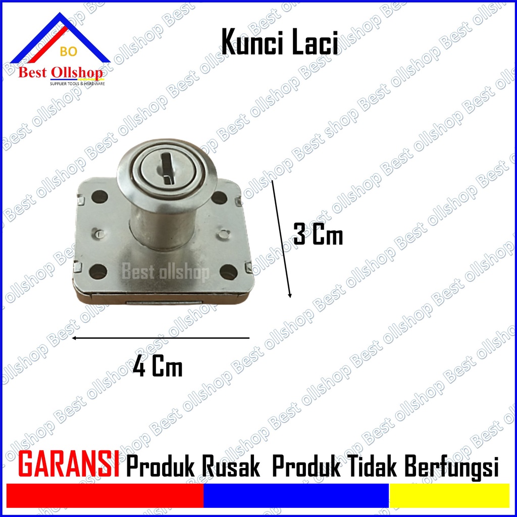 Kunci Laci / Kunci Lemari / Kunci laci Meja Kerja / Kunci Loker Drawer Lock 101 / Slot Laci Murah