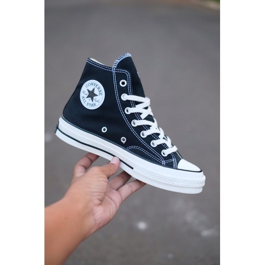Converse Chuck 70 Hi  ( Canvas ) Black Black / Egret