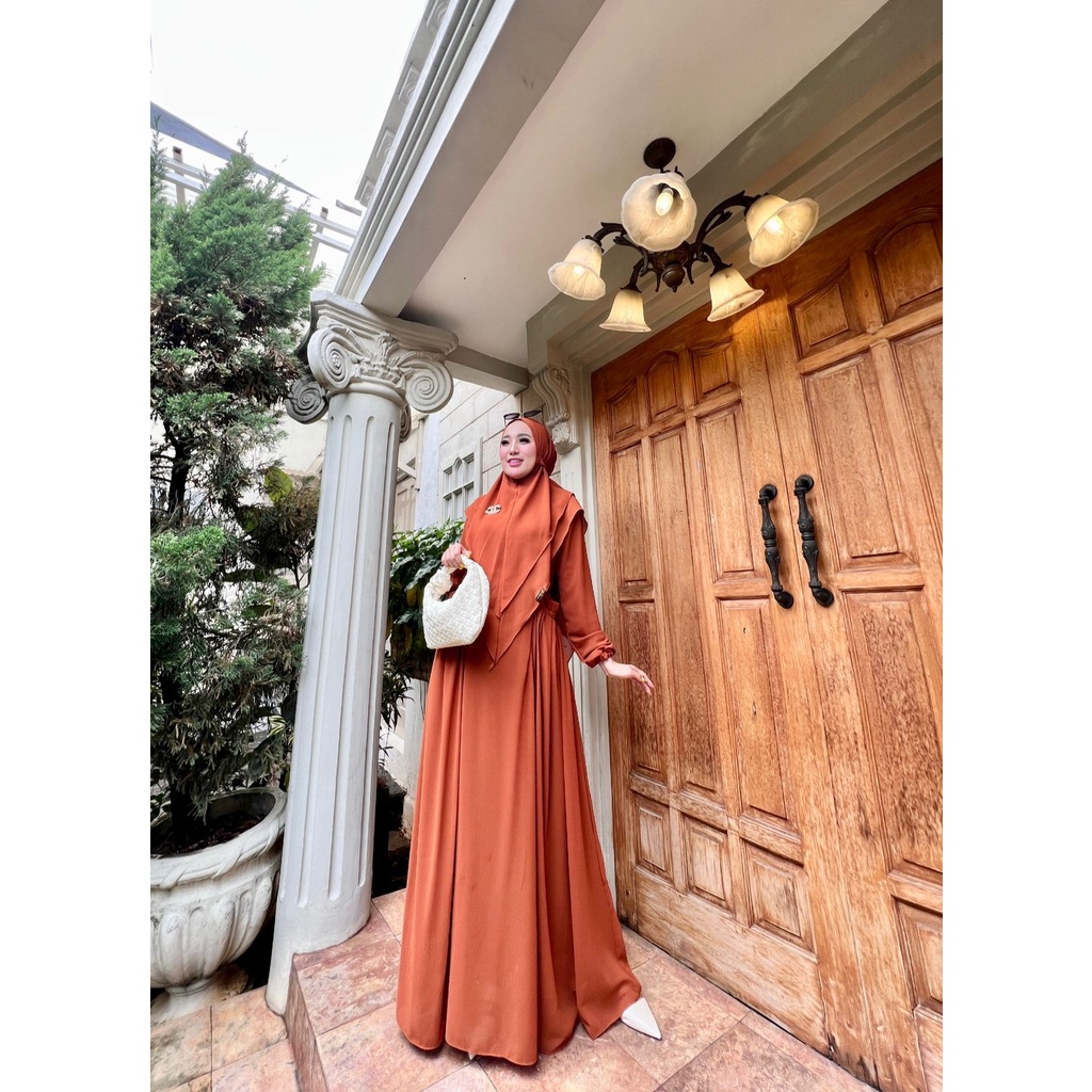 Rabania Basic Set Fashion Muslim Gamis Terbaru