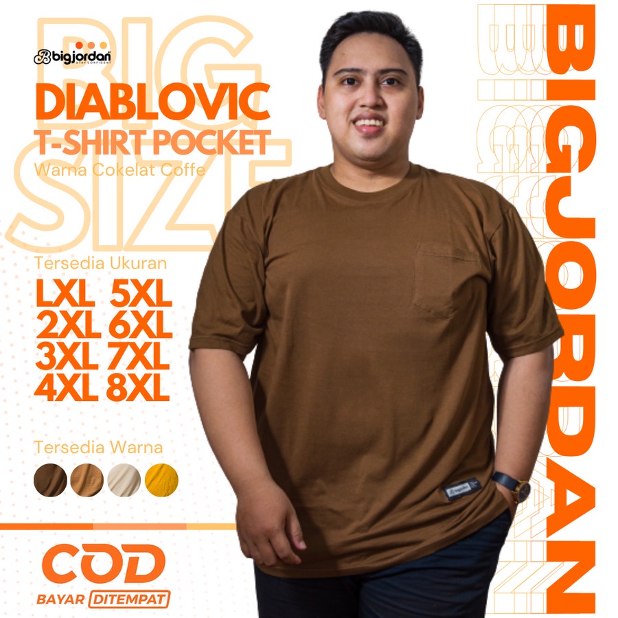 Kaos Oneck Pocket bigsize kaos oneck jumbo  3XL4XL5XL6XL7XL8XL