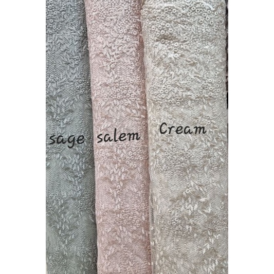 Tille Bordir Marchesa Tulle Etnik Kebaya